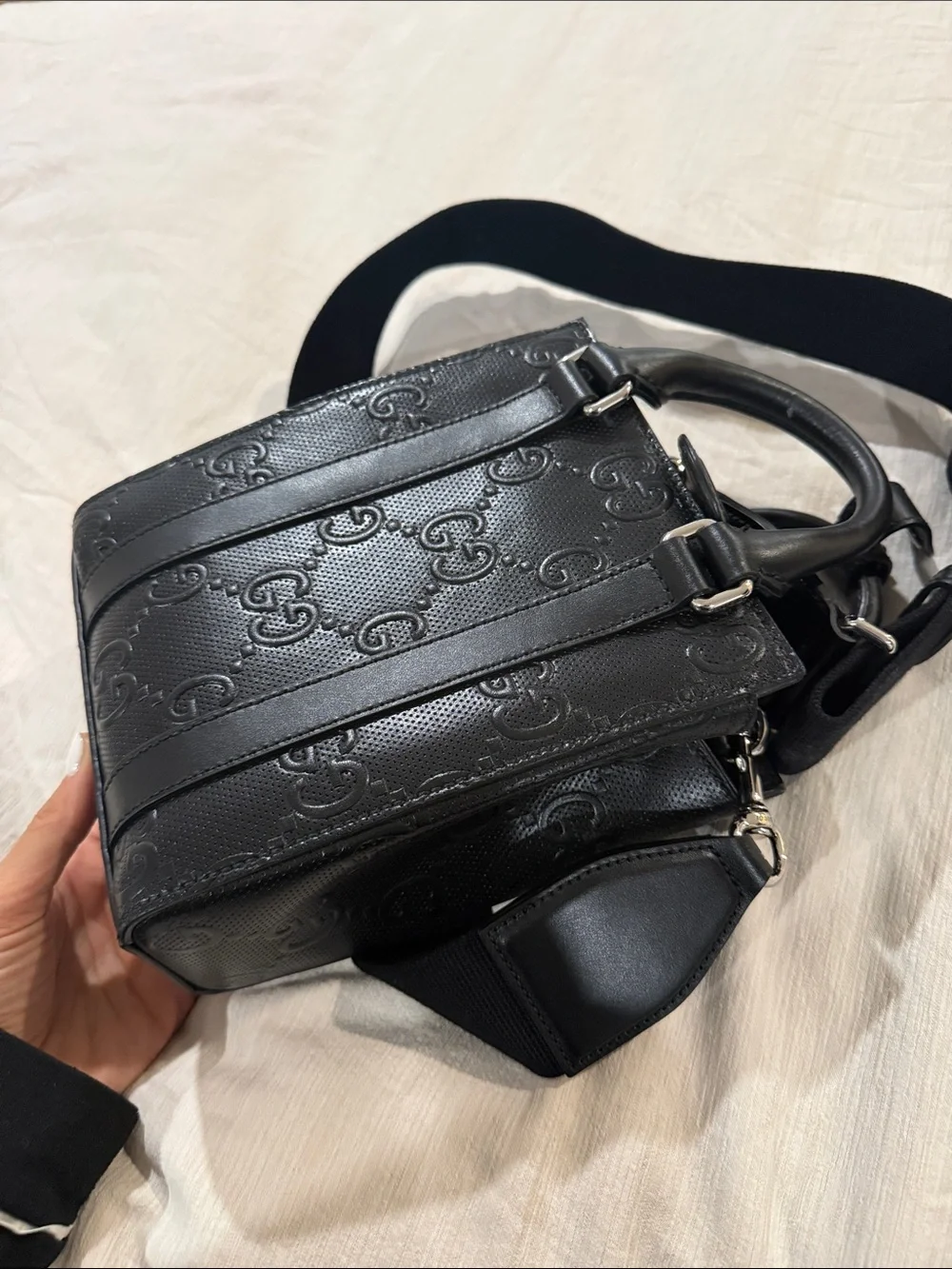 Gucci GG Embossed Tote Bag